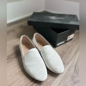 Yosi Samra perforated white loafers from Lily Pulitzer